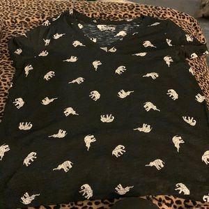 Mudd Elephant Road Trip Tee Size Lg
